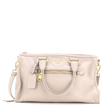 Prada Front Zip Convertible Satchel