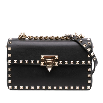 Valentino Small Leather Rockstud Flip