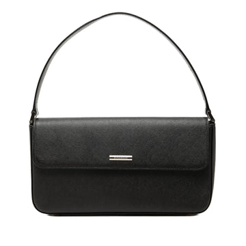 Burberry Leather Flap Shoulder Bag Pre-