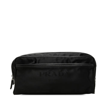 Prada Saffiano Trimmed Re Nylon Travel