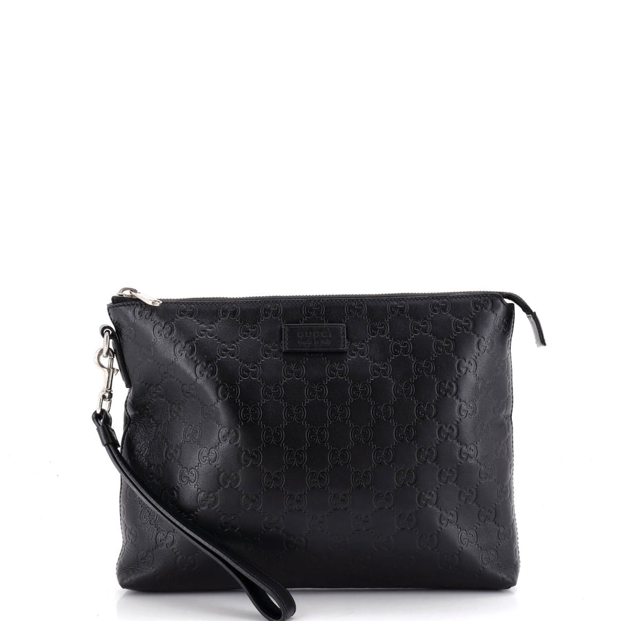 Signature Soft Wristlet Guccissima