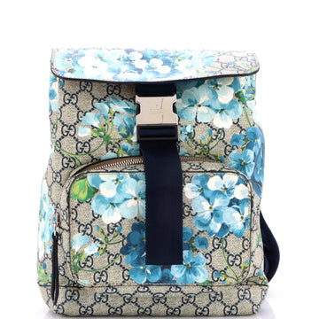 Gucci Buckle Backpack Blooms Print Gg