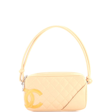 Chanel Cambon Pochette Quilted Leather