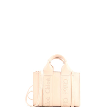 Chloe Woody Convertible Tote Leather
