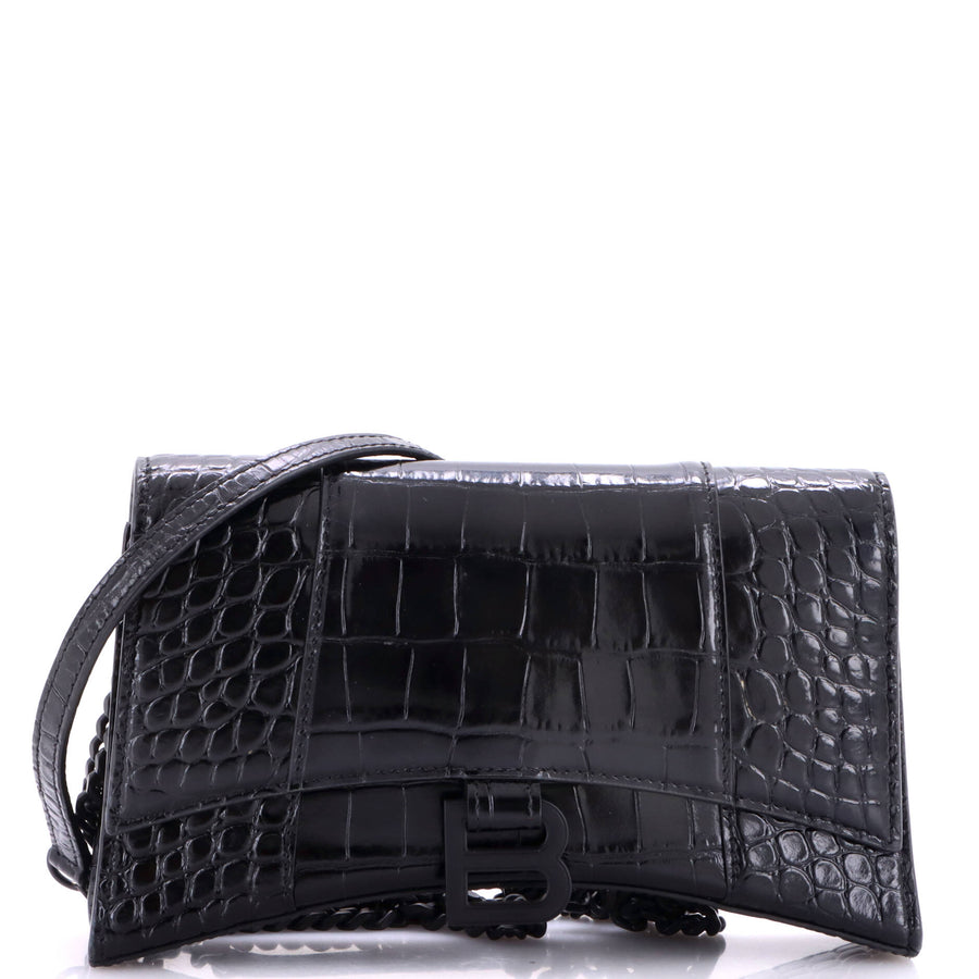 Balenciaga Hourglass Chain Crossbody Bag