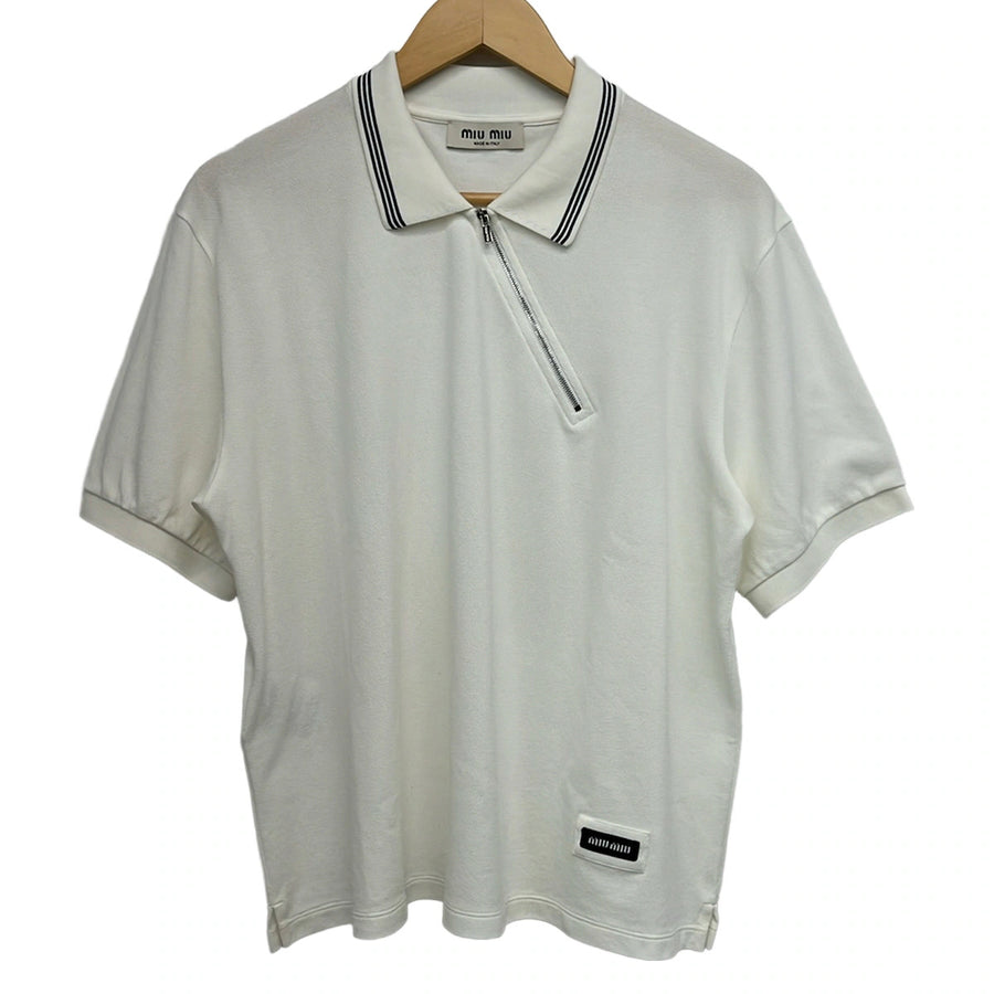 Miumiu White Women's Polo Shirt