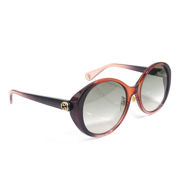 Gucci Sunglasses Red Brown Plastic