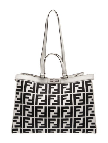 Fendi Zucca Ff Peekaboo Medium