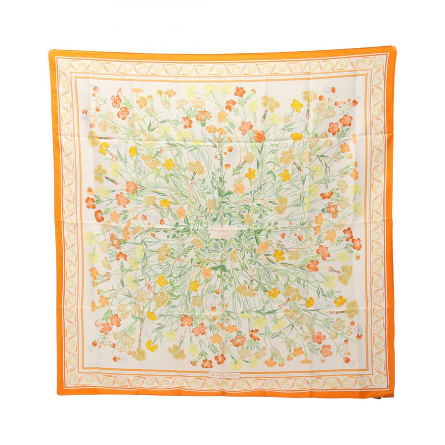 Hermes Carre90 Oeillets Sauvages Et