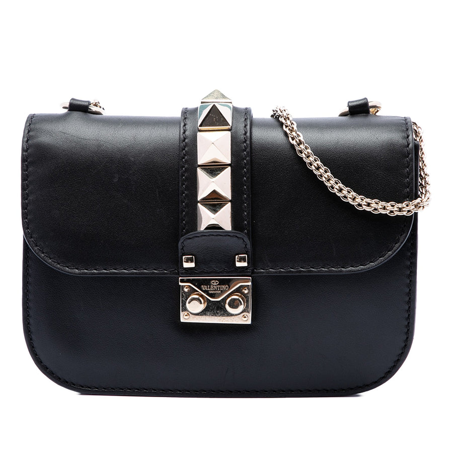 Valentino Small Leather Rockstud Glam
