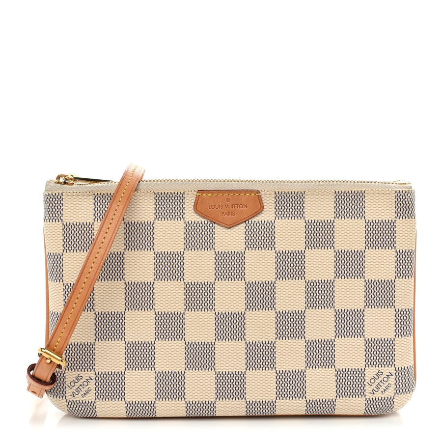Louis Vuitton Damier Azur Double Zip