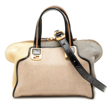 Fendi Mini Canvas Colorblock Chameleon