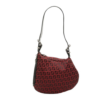 Fendi Zucchino Canvas Oyster Hobo Pre-