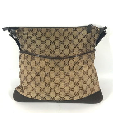 Gucci Zip Messenger Bag Gg Canvas With