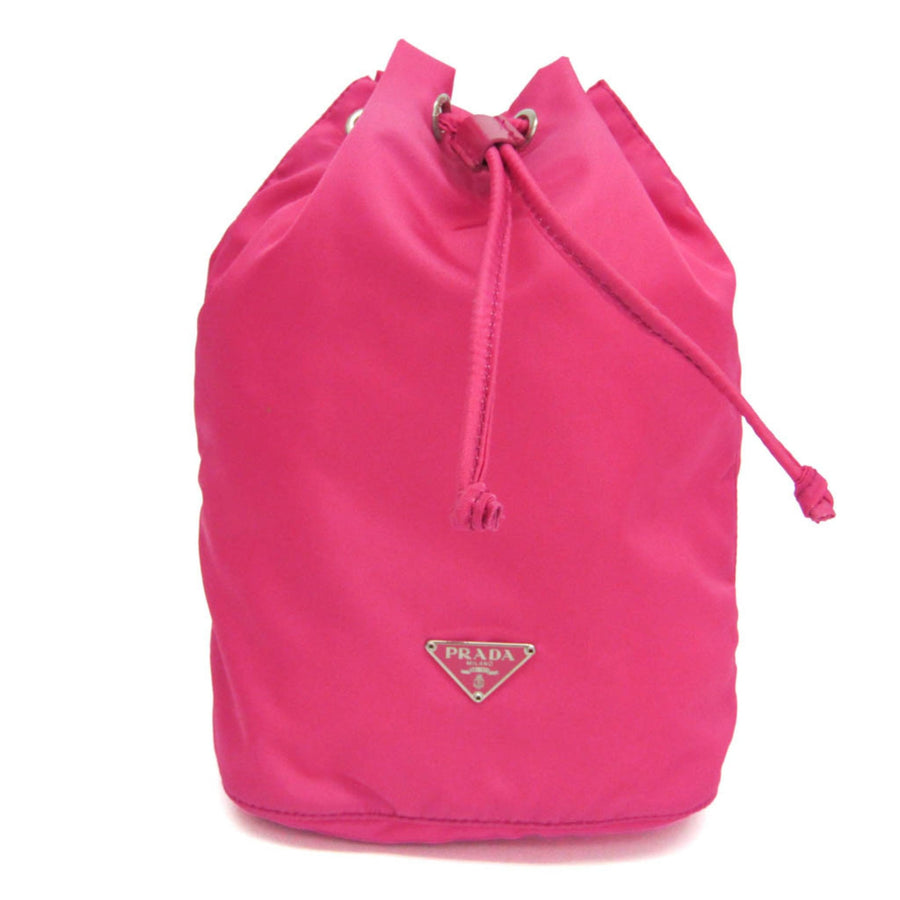 Prada Drawstring Bucket Bag Tessuto
