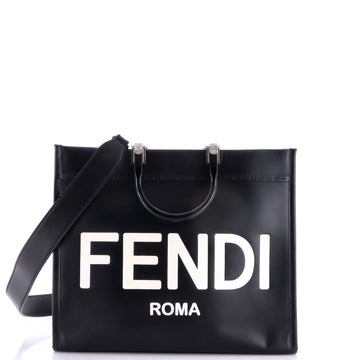 Fendi Sunshine Shopper Tote Leather
