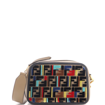 F Is Fendi Camera Bag Leather And Zucca