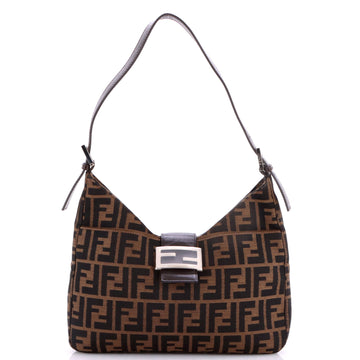 Fendi Vintage Shoulder Bag Zucca Canvas