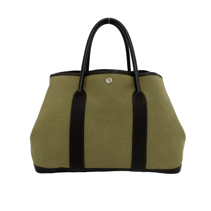 Hermes Garden Party Tote Toile And
