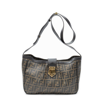 Fendi Vintage Shoulder Bag Zucca Canvas