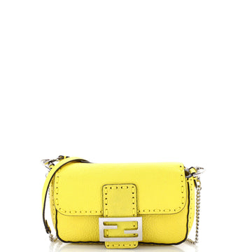 Fendi Selleria Baguette Nm Bag Leather