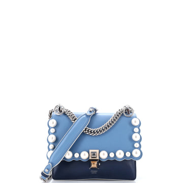 Fendi Kan I Bag Pearl Embellished