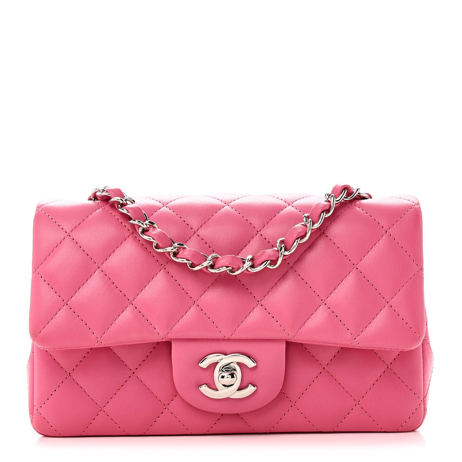 Chanel Lambskin Quilted Mini Rectangular