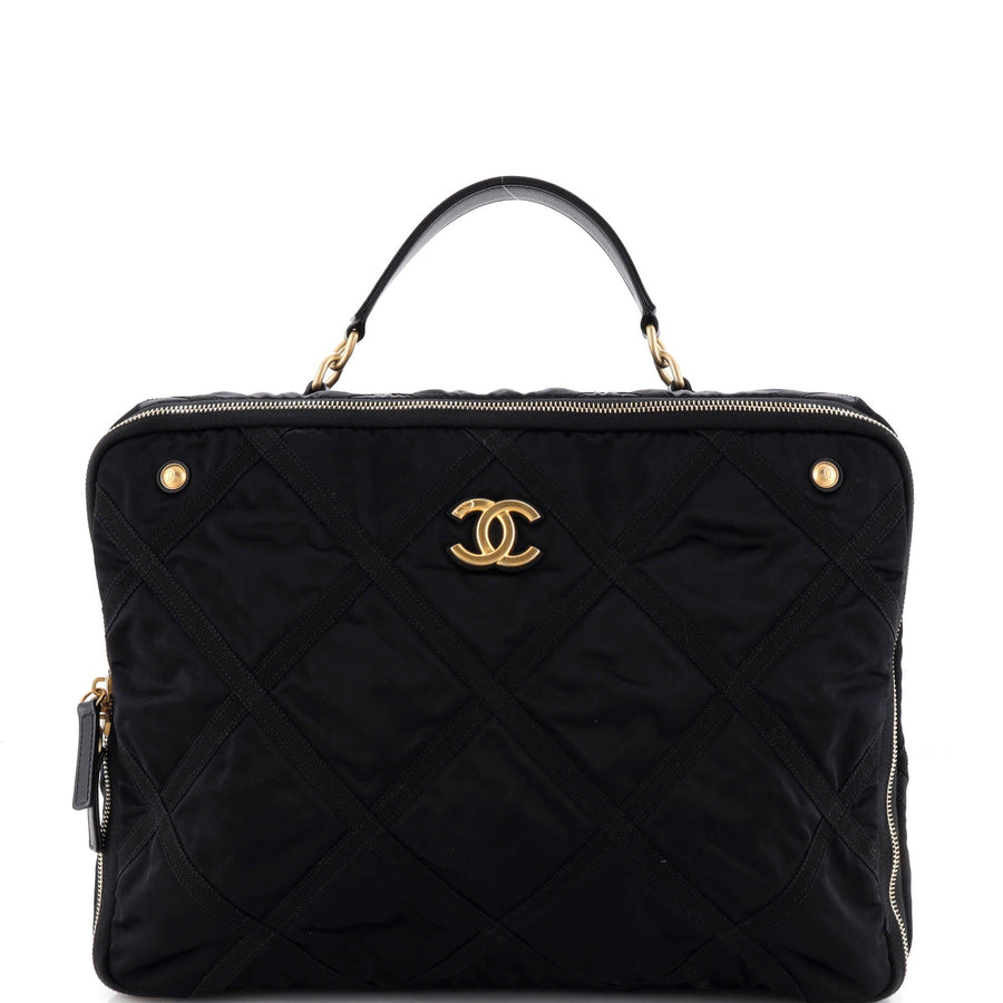 Chanel Lifestyle Travel Handbag Quilted