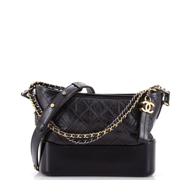 Chanel Gabrielle Hobo With Logo Handle