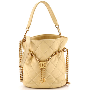 Chanel Pending Cc Drawstring Bucket Bag