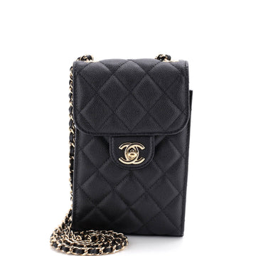 Chanel Cc Flap Phone Holder Crossbody