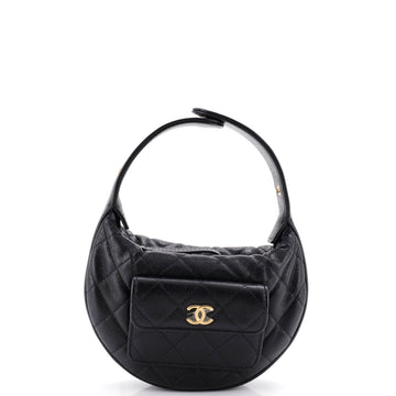 Chanel Polly Pocket Pouch Hobo Quilted