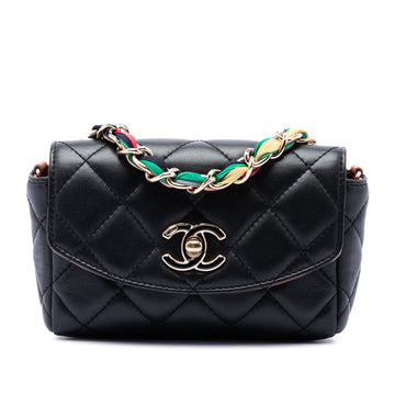 Chanel Ribbon Chain Flap Bag Quilted