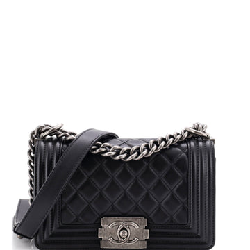 Chanel Boy Flap Bag Quilted Lambskin
