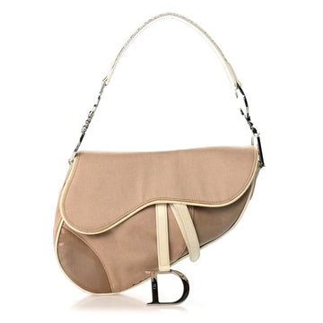 Christian Dior Canvas Patent Calfskin