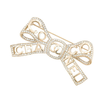 Chanel Cc Logo Brooch Metal