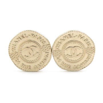Chanel Clip-On Earrings Gold-