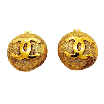 Chanel Cc Logo Circle Clip-On Earrings
