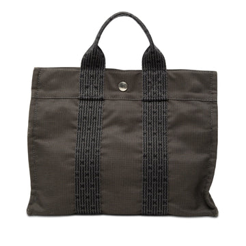 Hermès Canvas Herline Pm Pre-Loved Tote