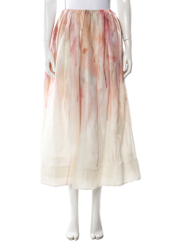 Zimmermann Linen Long Skirt