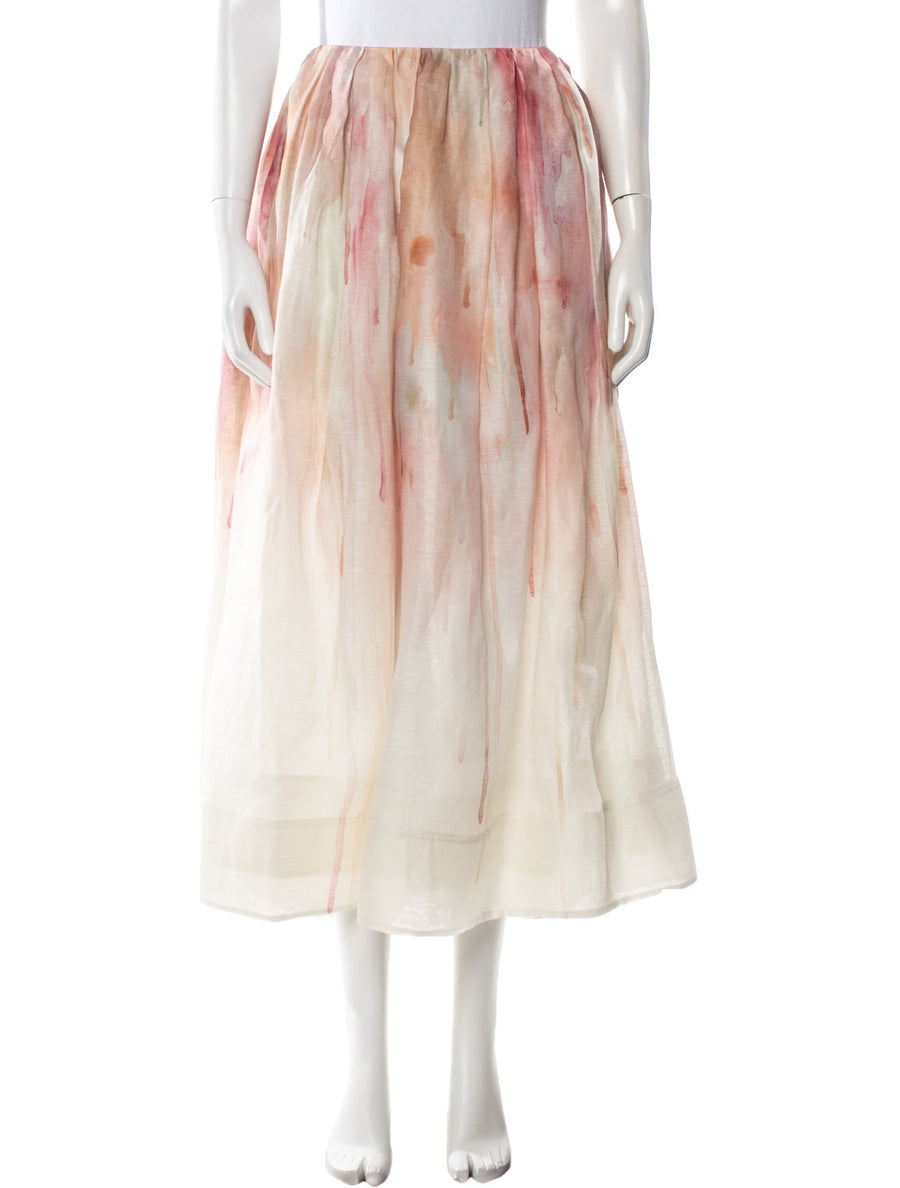 Zimmermann Linen Long Skirt