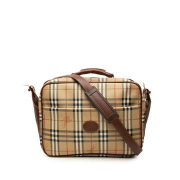 Burberry Haymarket Check Coated Canvas