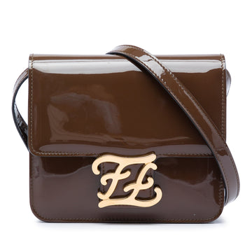 Fendi Patent Karligraphy Crossbody Pre-