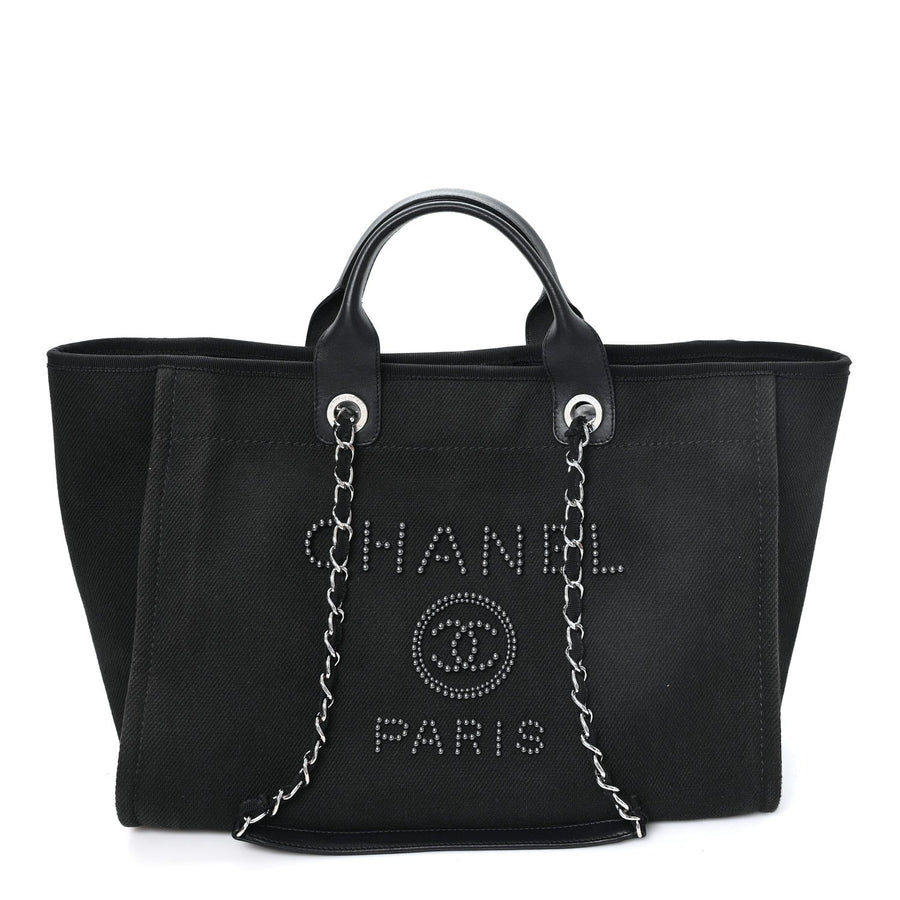 Chanel Canvas Pearl Medium Deauville