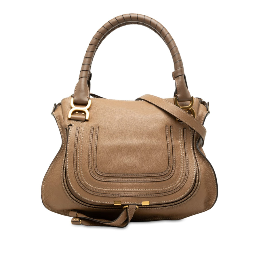 Chloé Medium Leather Marcie Satchel Pre-
