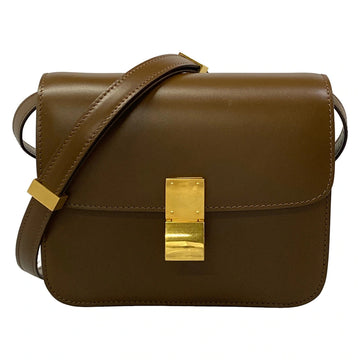 Celine Teen Classic Dark Brown Leather