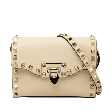 Valentino Mini Leather Rockstud Flap