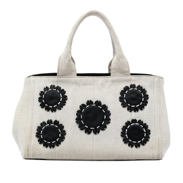 Prada Canvas Canapa Mistolino Tote Pre-