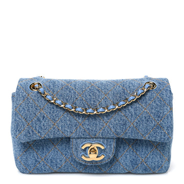 Chanel Denim Mini Souplissimo Flap Blue