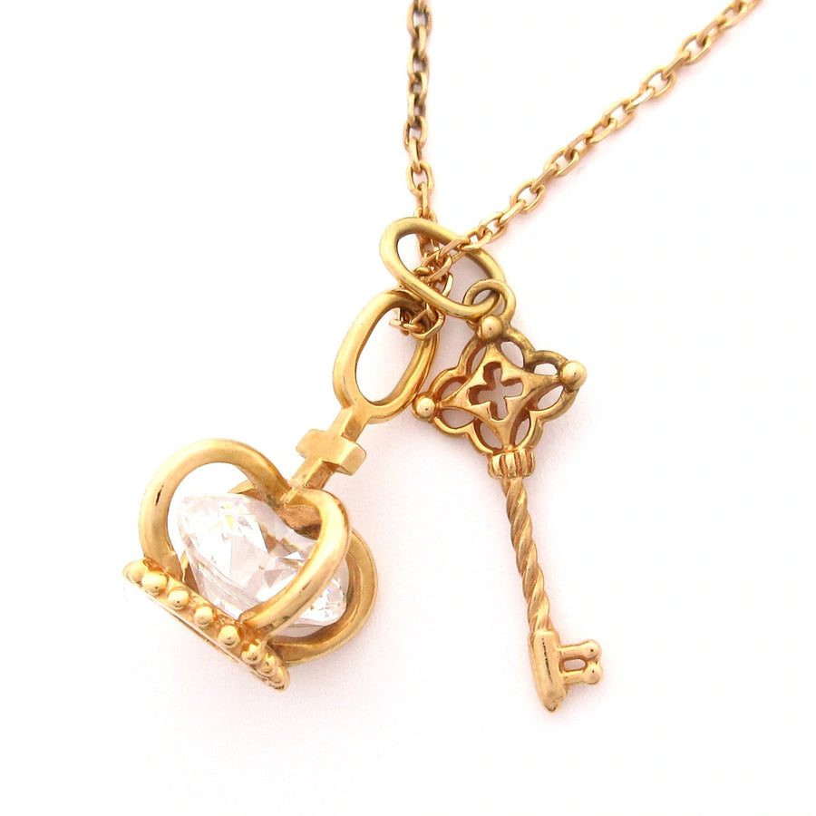 Nojess K10 Clear Rhinestones Necklace